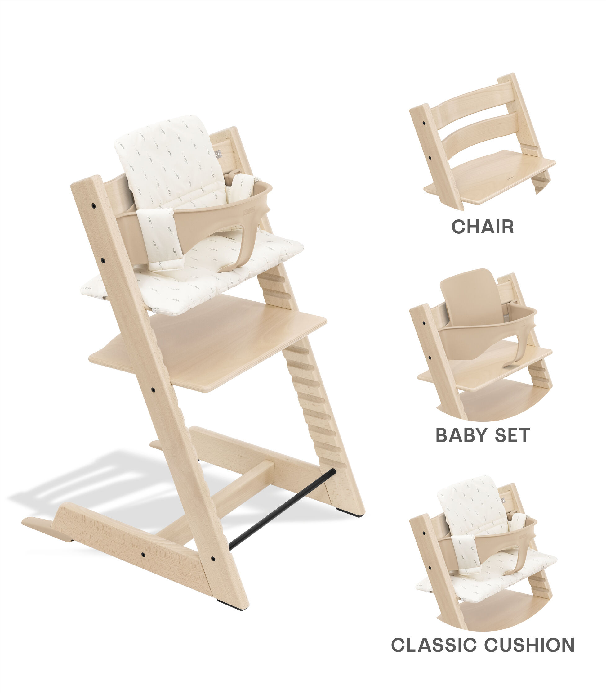 Tripp Trapp® Højstol Bundle + Tripp Trapp® Hynde, , mainview