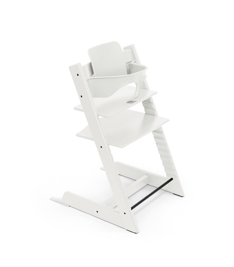 Tripp Trapp® chair White, Beech Wood. Close-up. galery image 8