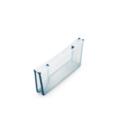 Stokke® Flexi Bath® bath tub, Transparent Blue. Folded. view 3