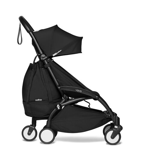 YoYo² Stroller Black Frame with Black Textiles, Black, mainview view 7