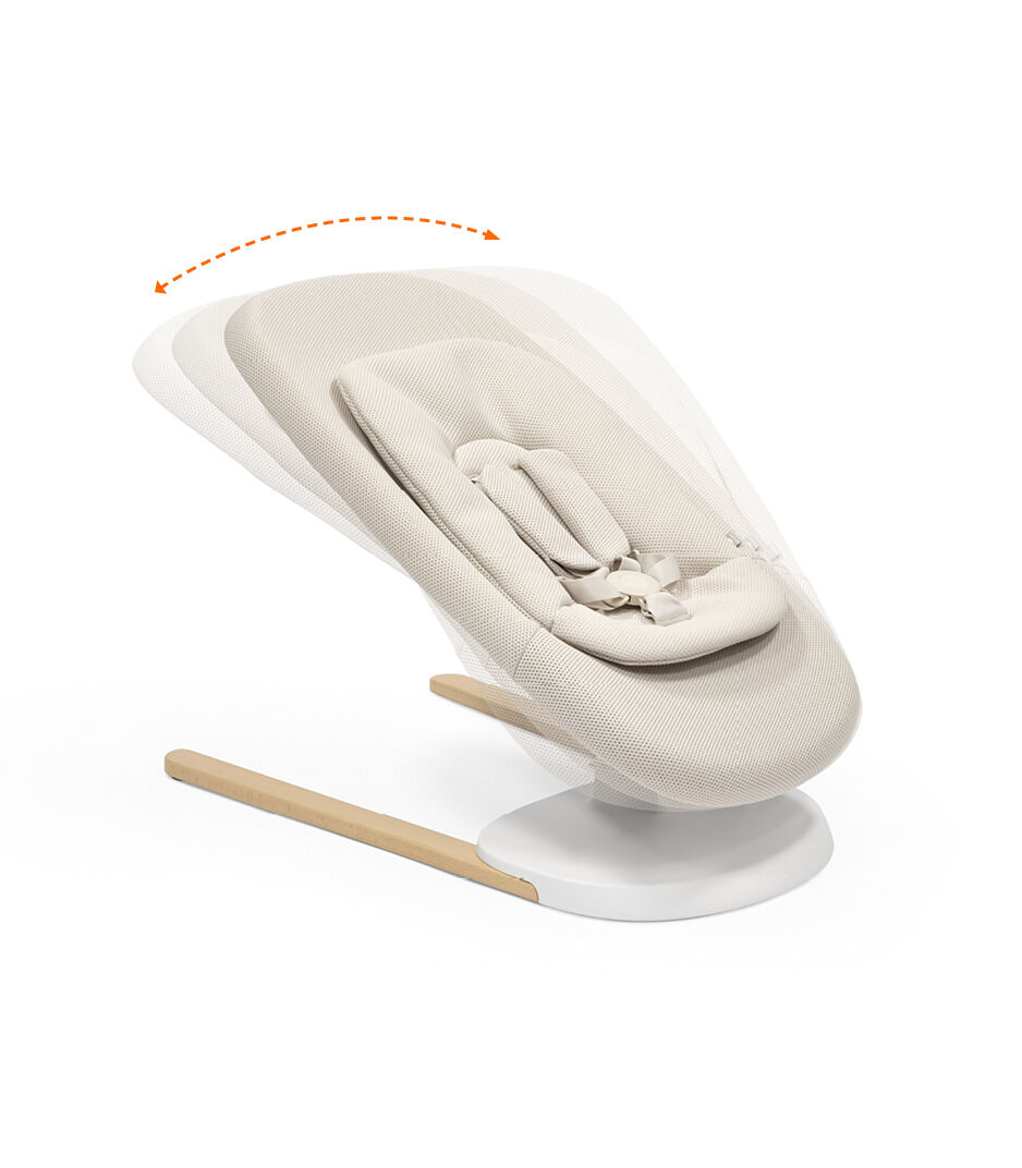 Stokke® Yoga™ Baby Bouncer & Swing, Light Sand, mainview galery image 6