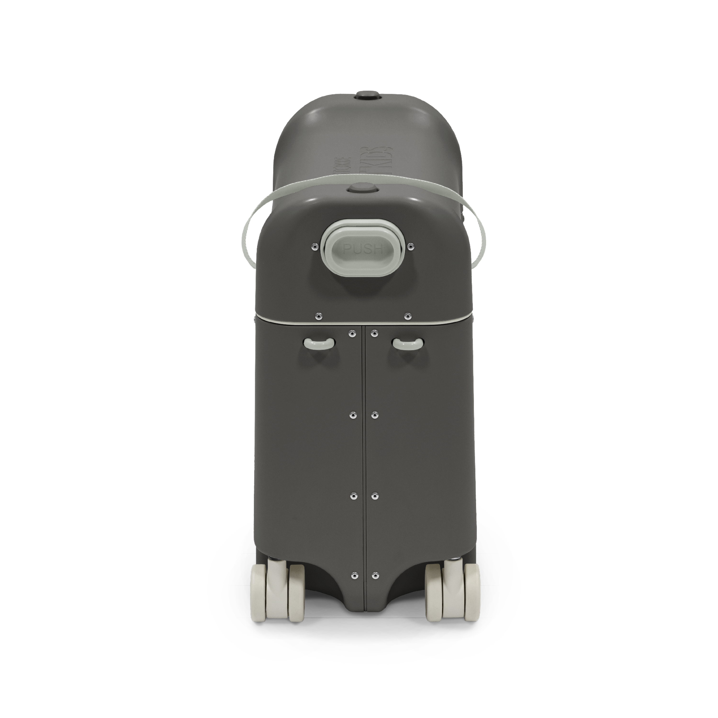 Stokke® JetKids™ BedBox™ - Ride-On Suitcase & Bed, Midnight Grey, mainview galery image 9