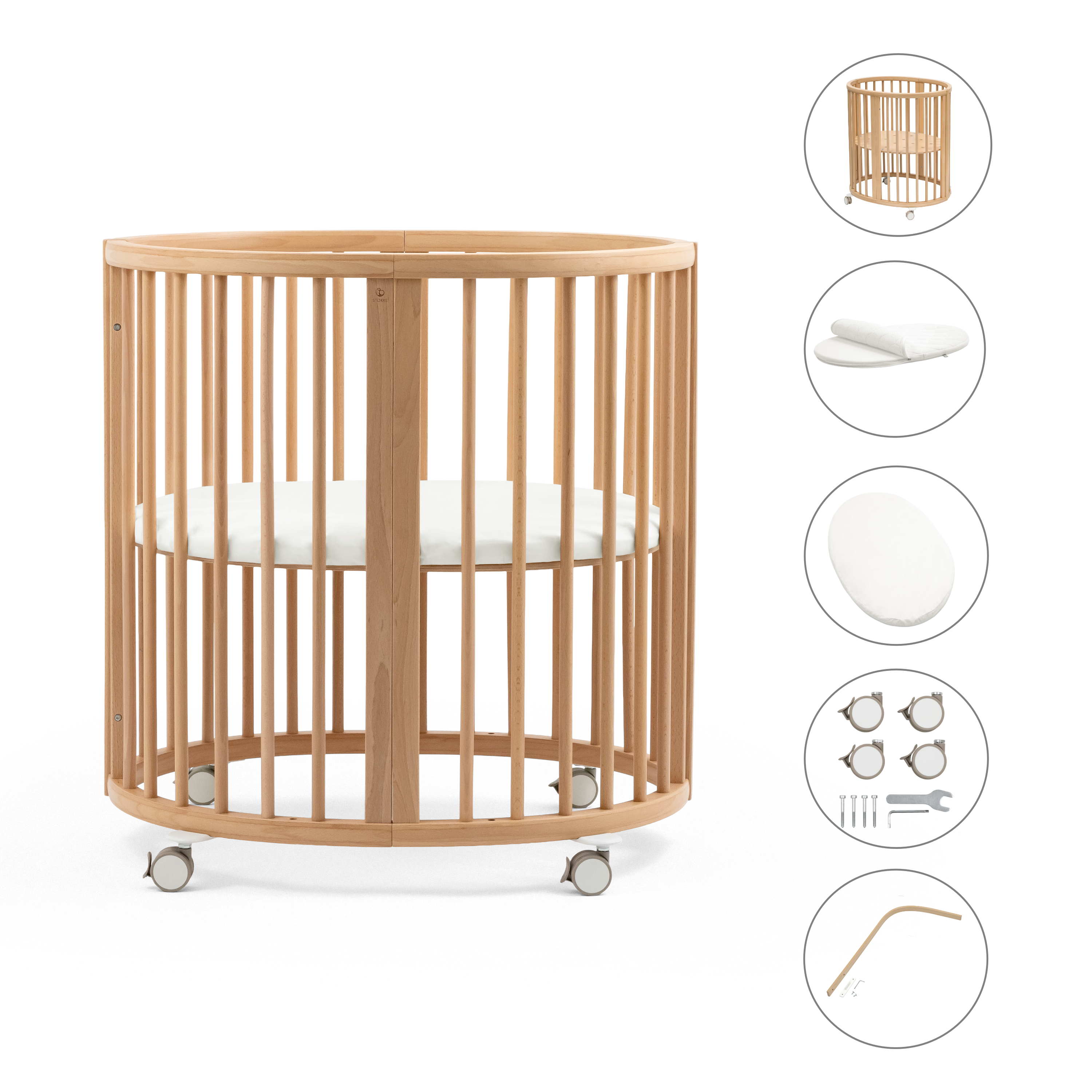 Stokke® Sleepi™ Mini Crib: The Perfect Convertible Crib for Your