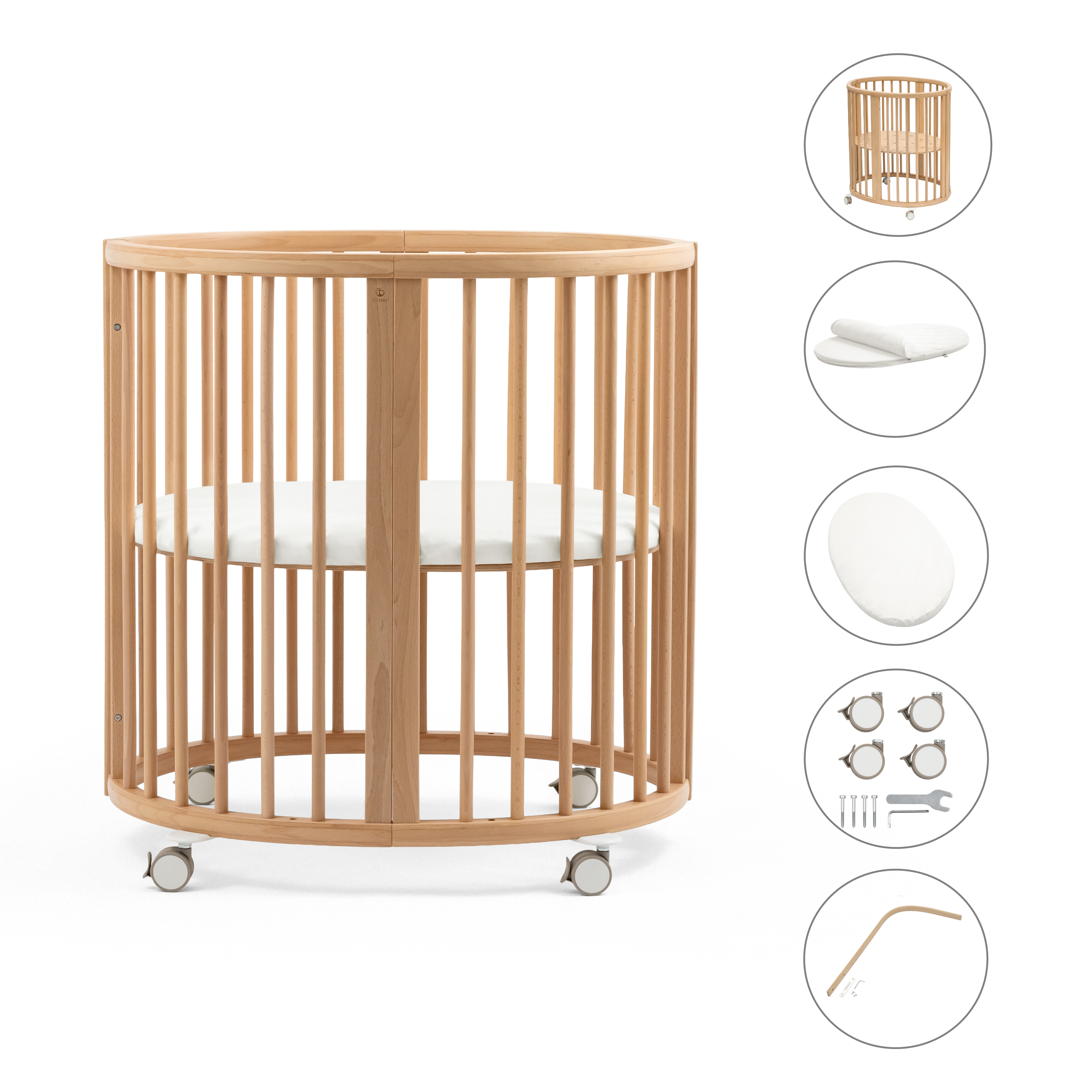 Stokke® Sleepi™ Mini Crib: The Perfect Convertible Crib for Your