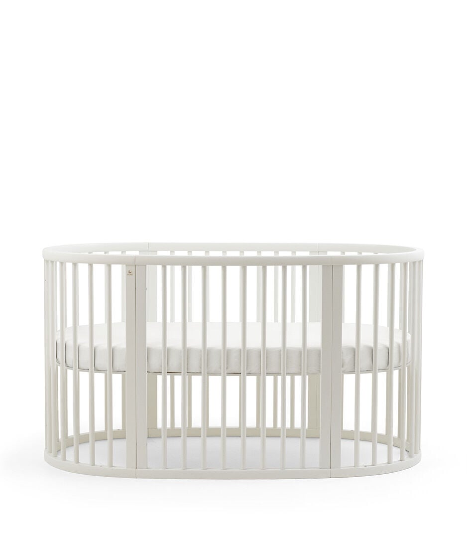 Stokke® Sleepi™ Bed White. Fitted Sheet White. galery image 1
