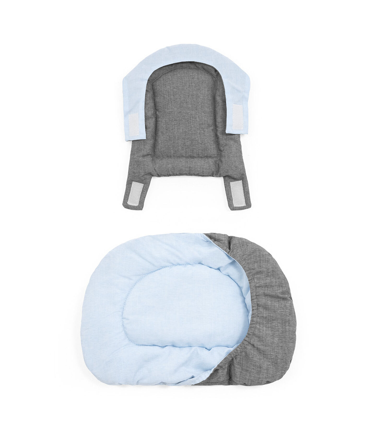 Stokke® Nomi® Cushion Blue. Reversible Blue/Grey. view 4