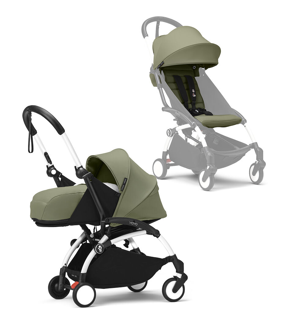 【新品未使用】ストッケYOYO 0+ newbornpack Olive ベビーカー用ニューボーンパック | ストッケ YOYO 0歳からの