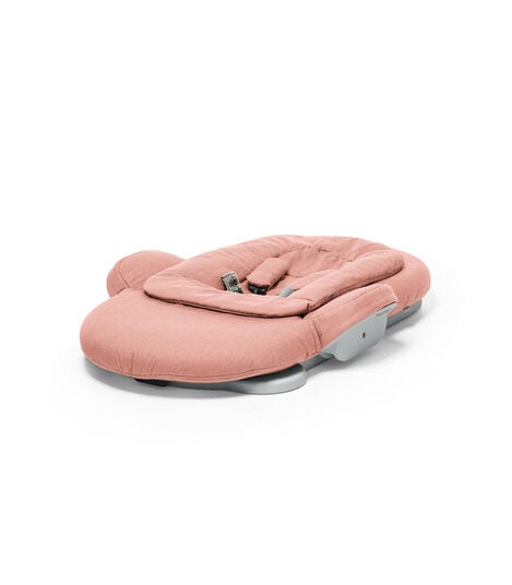 Stokke® Steps Bouncer in Soft Coral. Folded. view 3