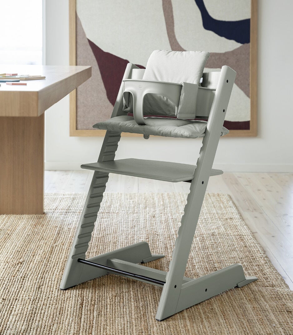 Tripp Trapp® with Baby Set. Glacier Green. Cushion Glacier Green. galery image 4