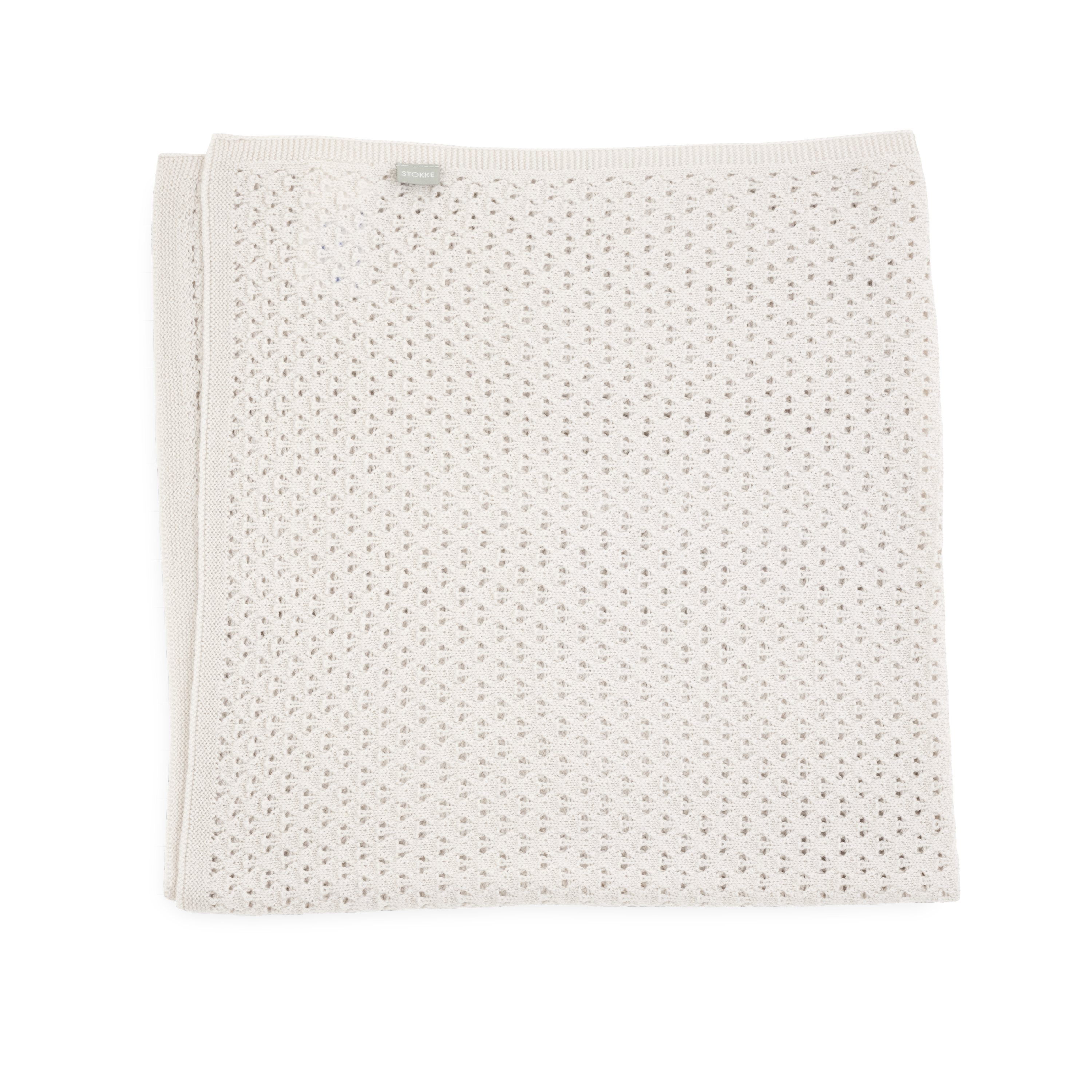 Stokke®-swaddlefilt i merinoull, Birch Beige, mainview galleribild 2