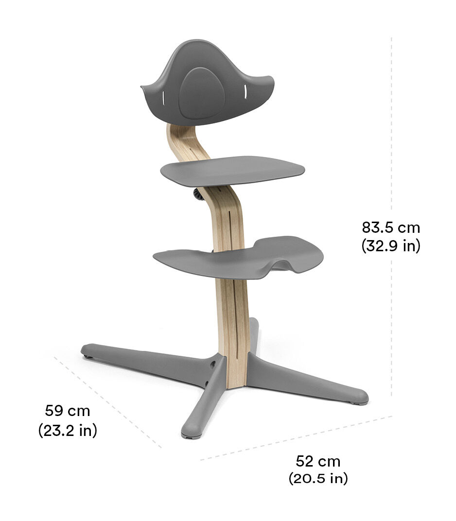 Stokke® Nomi® Chair Natural Black view 1