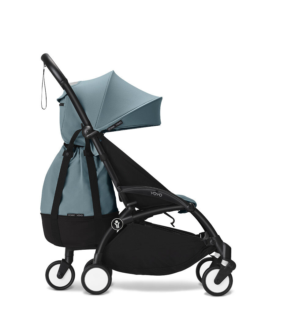 Stokke® YOYO³ stroller from 6 months, Aqua with Black Frame, mainview 圖庫圖像 12