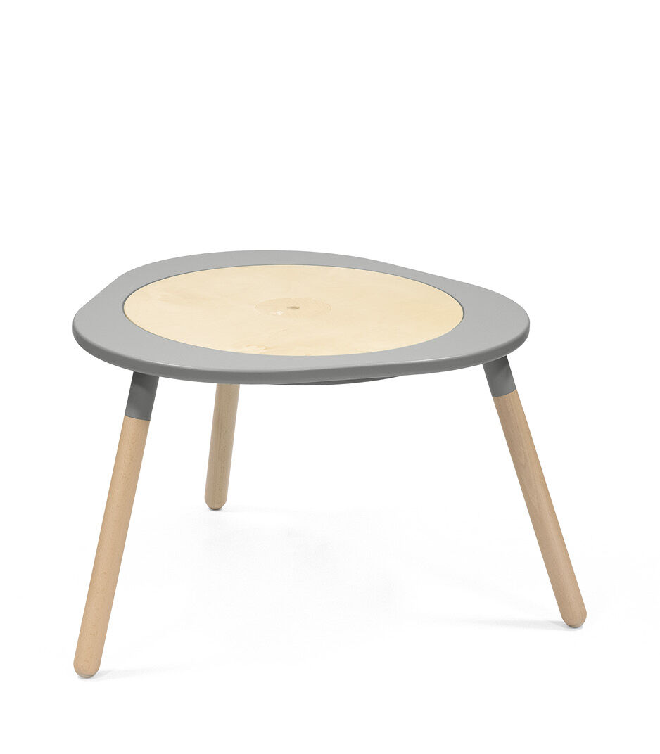 Stokke® MuTable™ Table. Natural/Storm Grey. With Leg Extension.