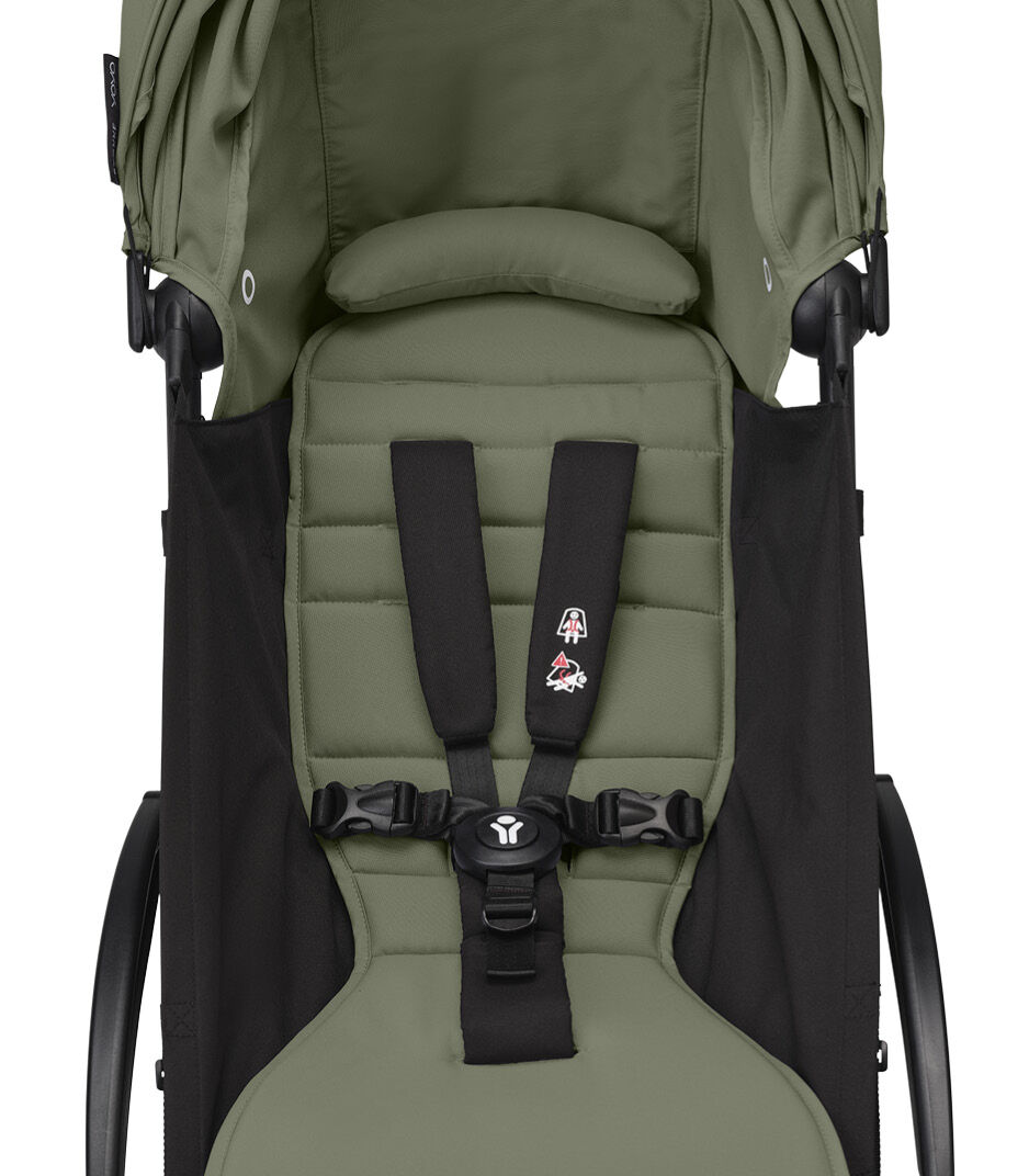 Stokke® YOYO3® 6+ Olive. Black Frame. Detail. galery image 3