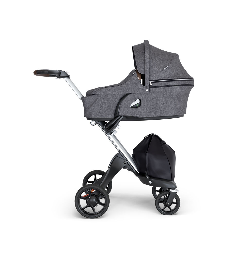 stokke stroller folded