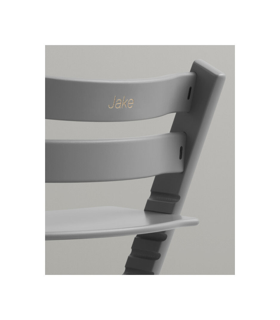 Tripp Trapp® Chair with engraving. Storm Grey.