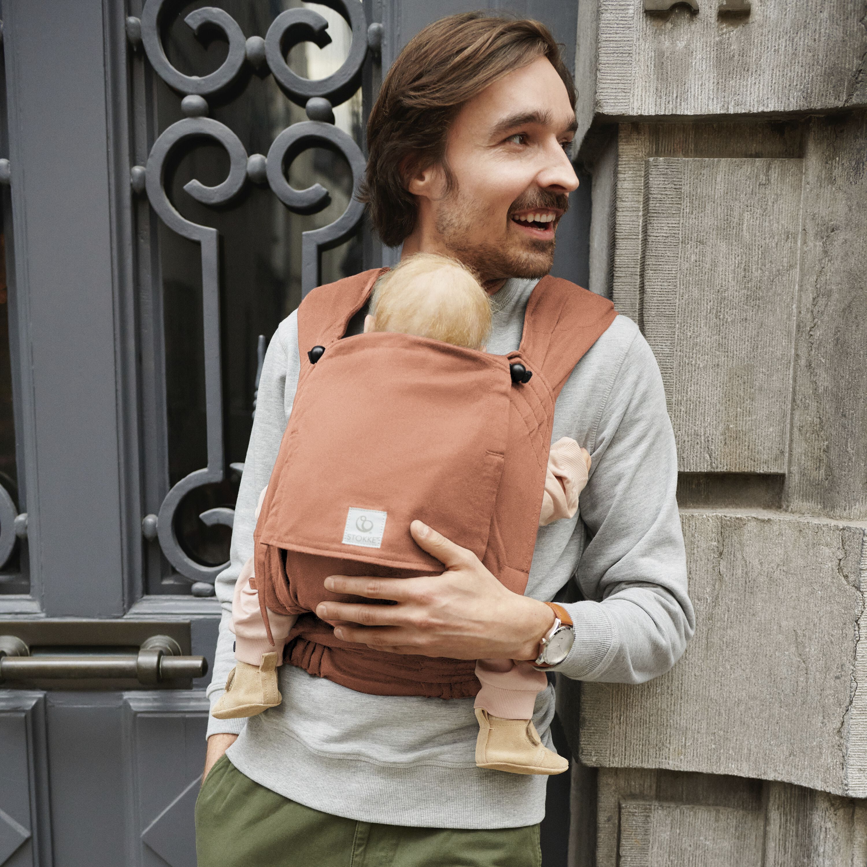 Stokke® Limas™ Carrier Terracotta OCS, Terracotta, mainview