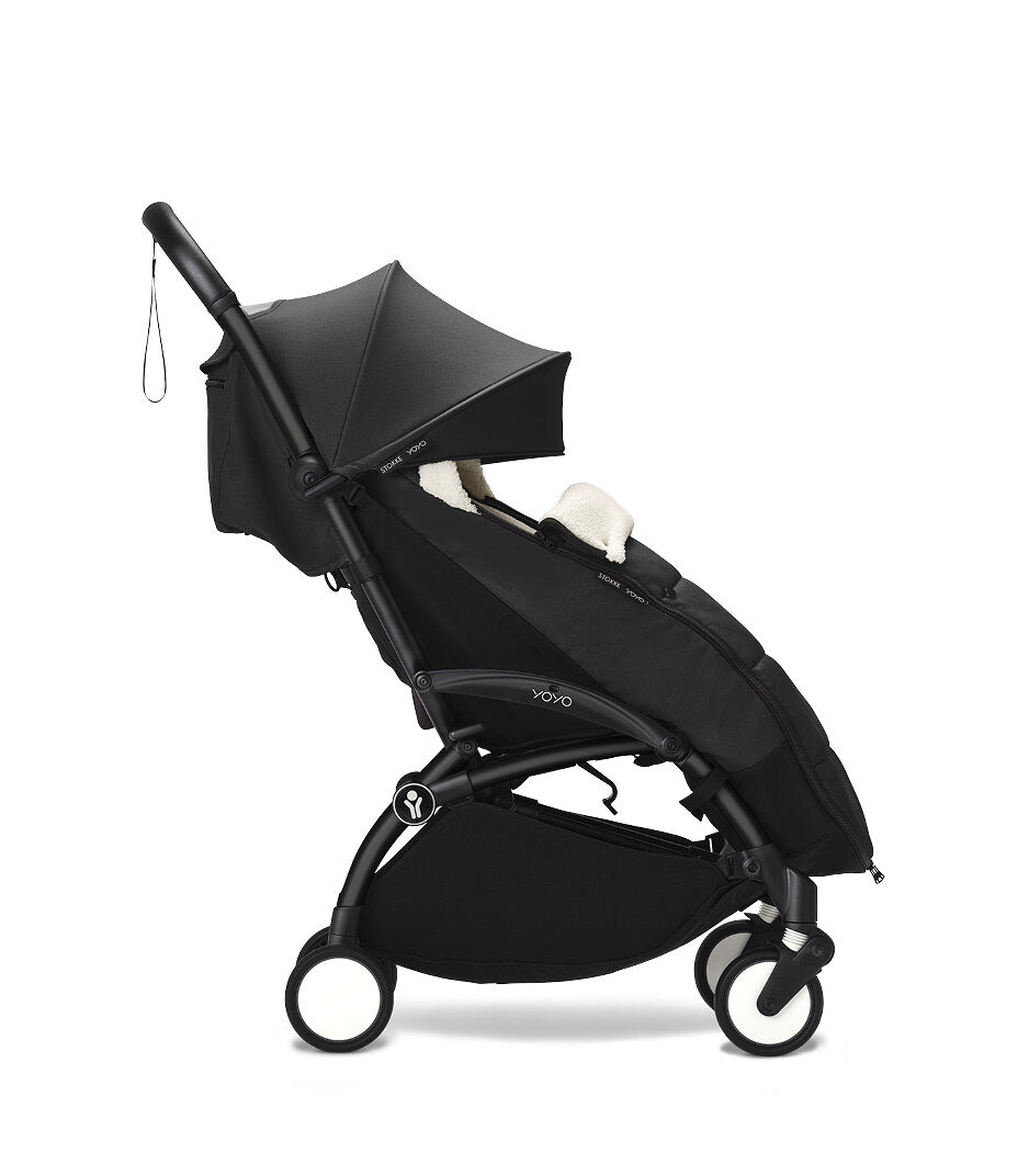 Stokke® YOYO® footmuff - Black, Black, mainview