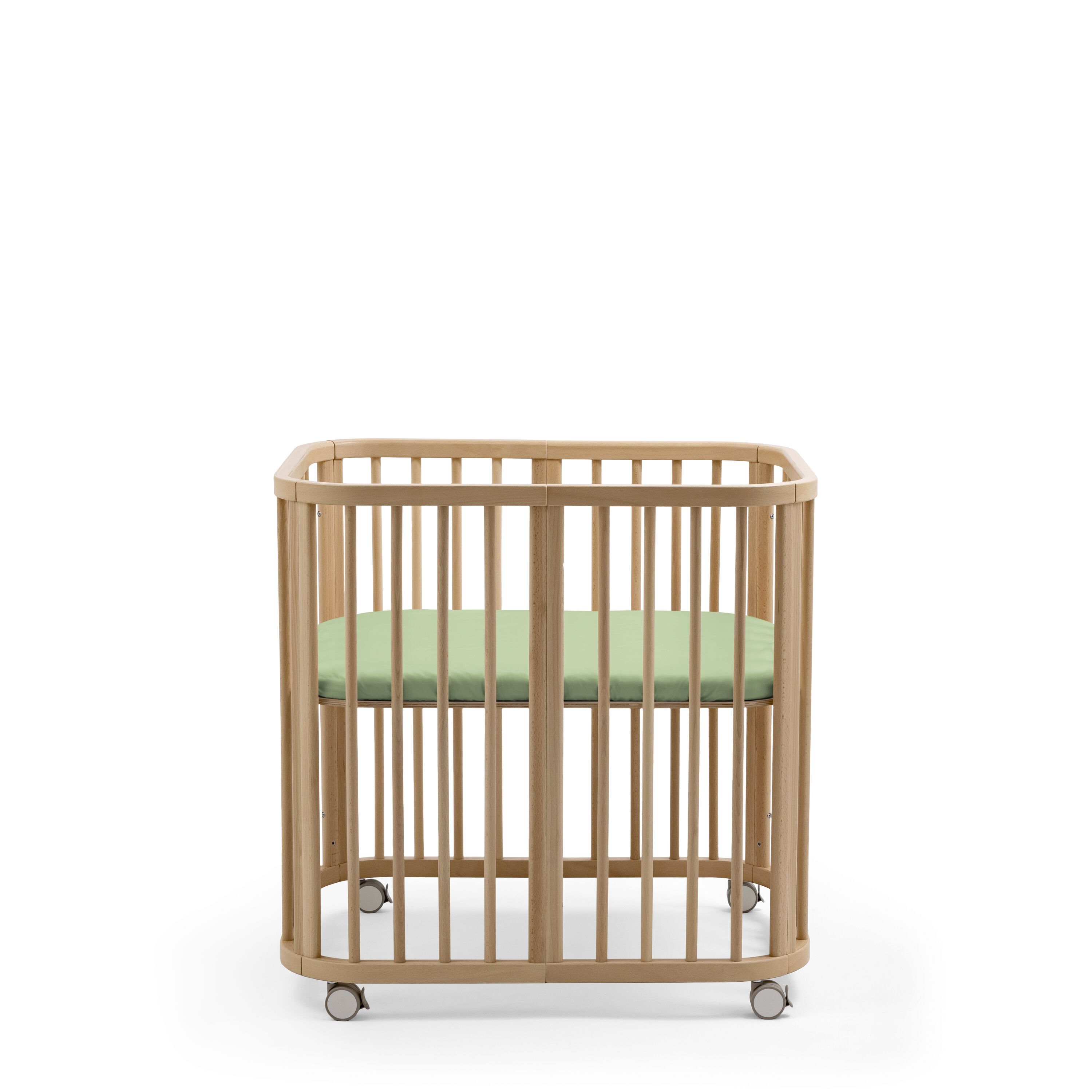 Stokke® Mini 60x80cm Fitted Sheet Sage Green, Sage Green, mainview
