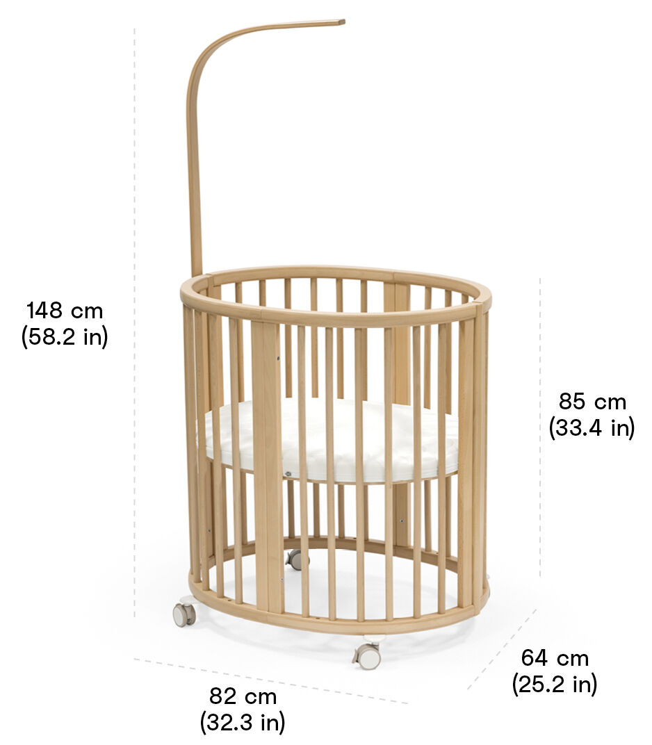 Stokke® Sleepi™ Mini​ Bundle with Mattress​ Natural view 1