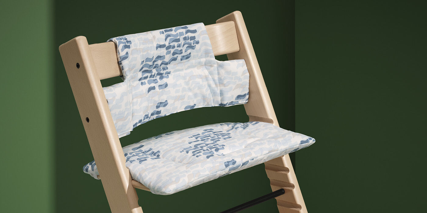 High Chair Cushion for The Tripp Trapp® Colour Honeycomb Calm OCS Tripp Trapp® Classic Cushion