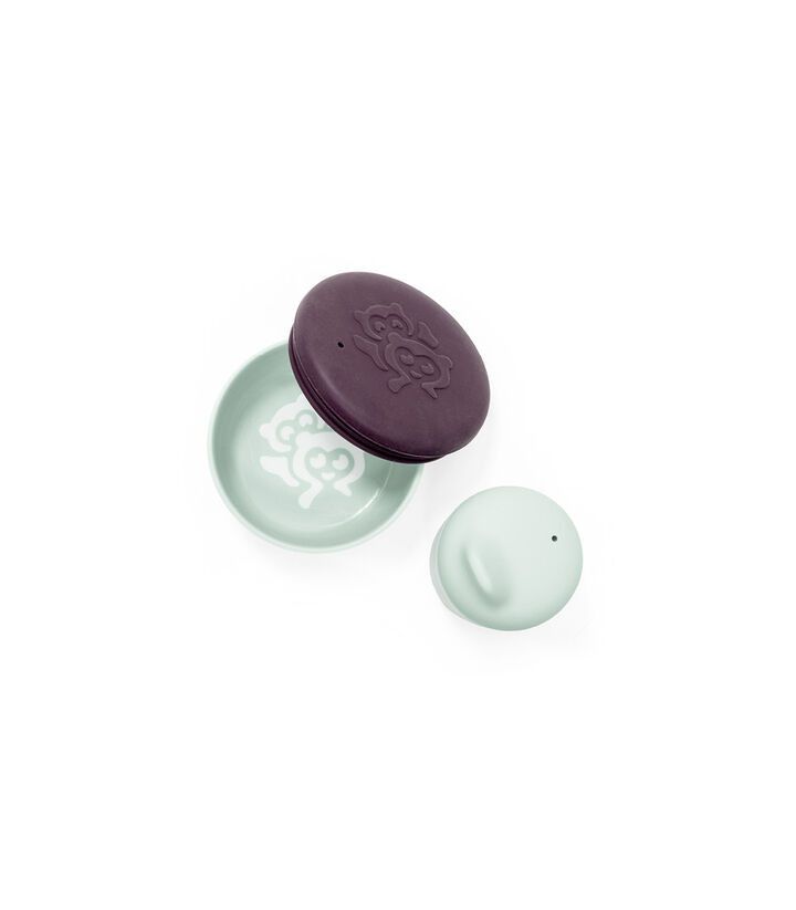 Stokke™ Munch Snack Pack. Tableware collection. Includes: Bowl with lid and cup with lid. view 1