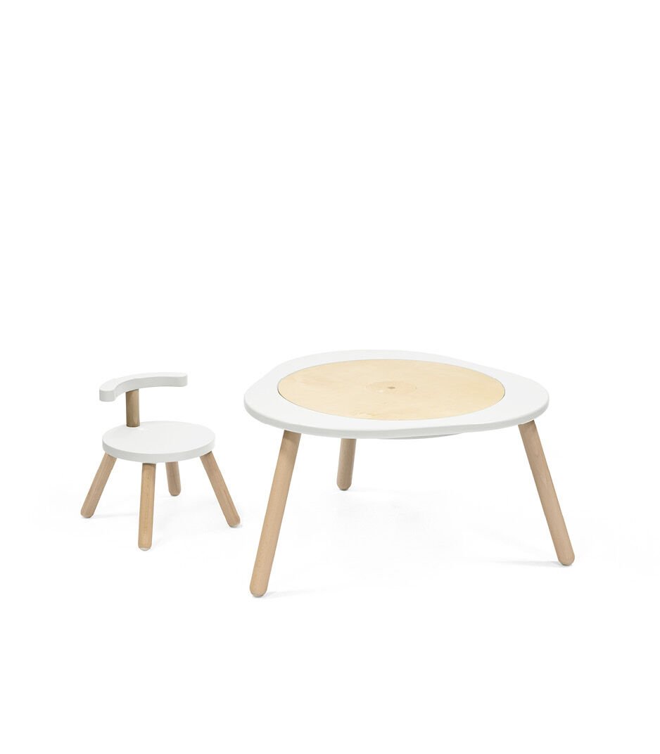 Stokke® MuTable™ Chair and Table White. galery image 3
