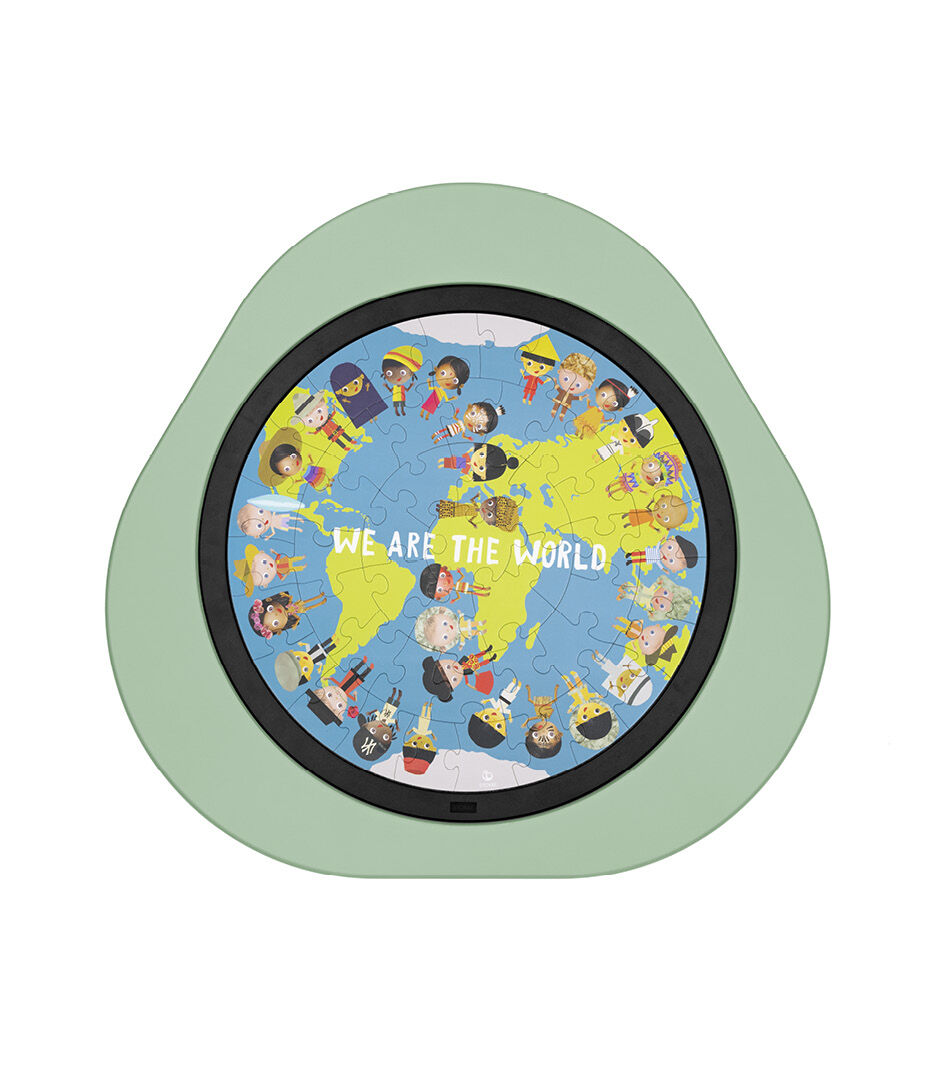 Stokke® MuTable™ Puzzle. We Are The World. Clover Green table. Accessories. galery image 5