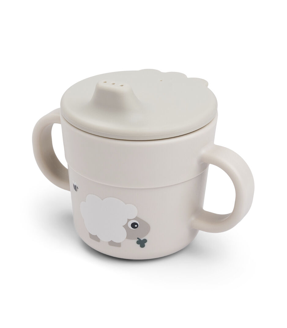 Foodie spout cup - Tiny farm - Sand.
