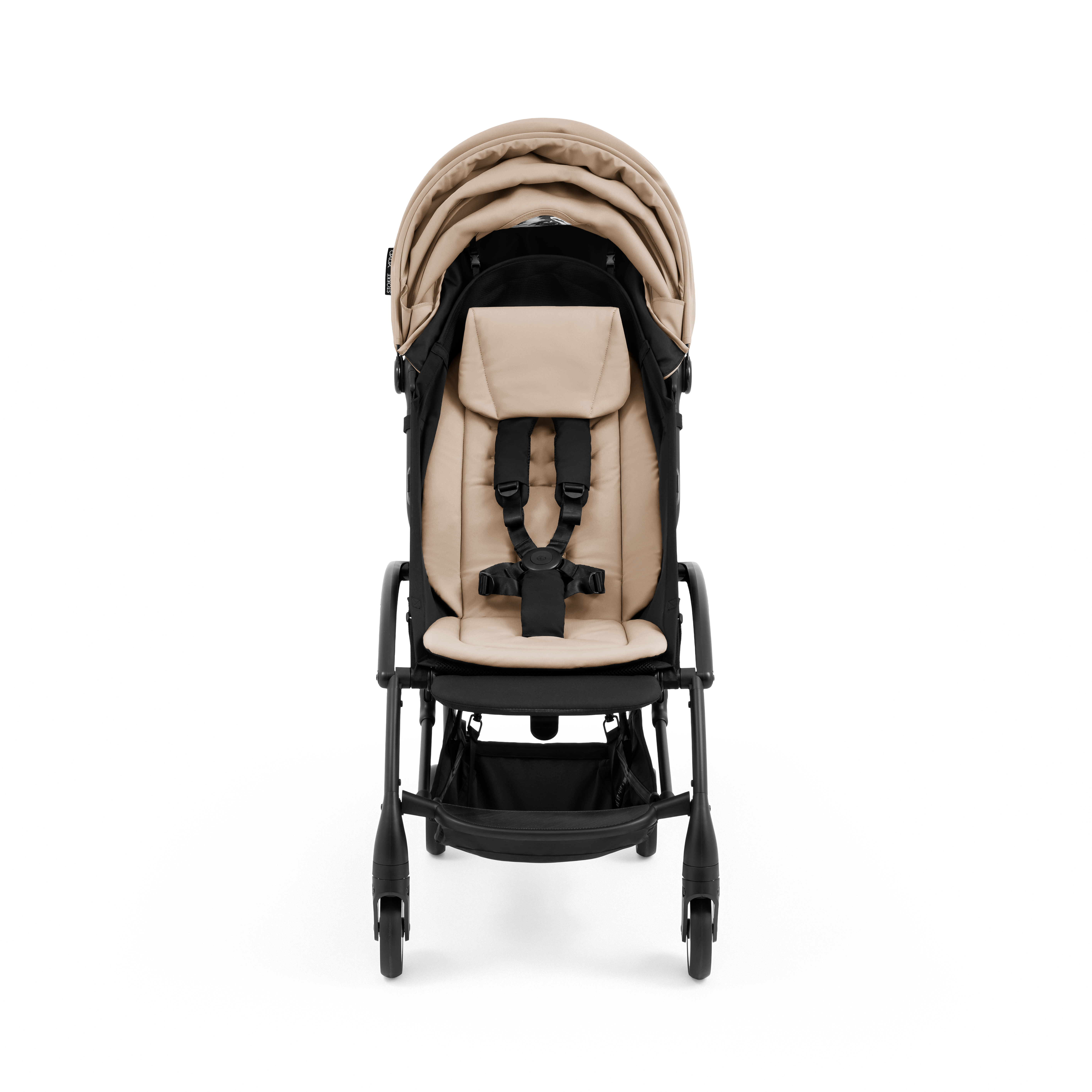 YOYO5 Stroller, Taupe. Front view. galery image 6
