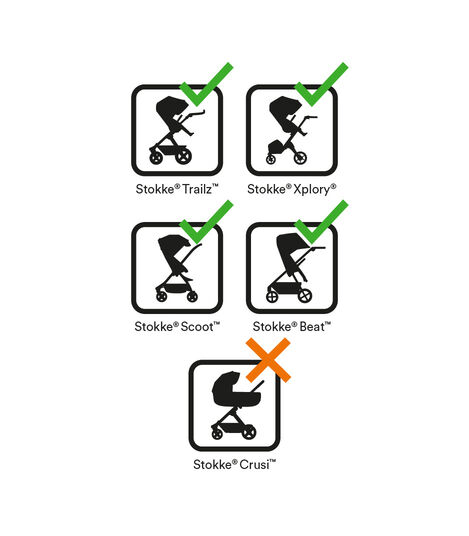 Car seat adapter for Stokke® stroller, , mainview view 2