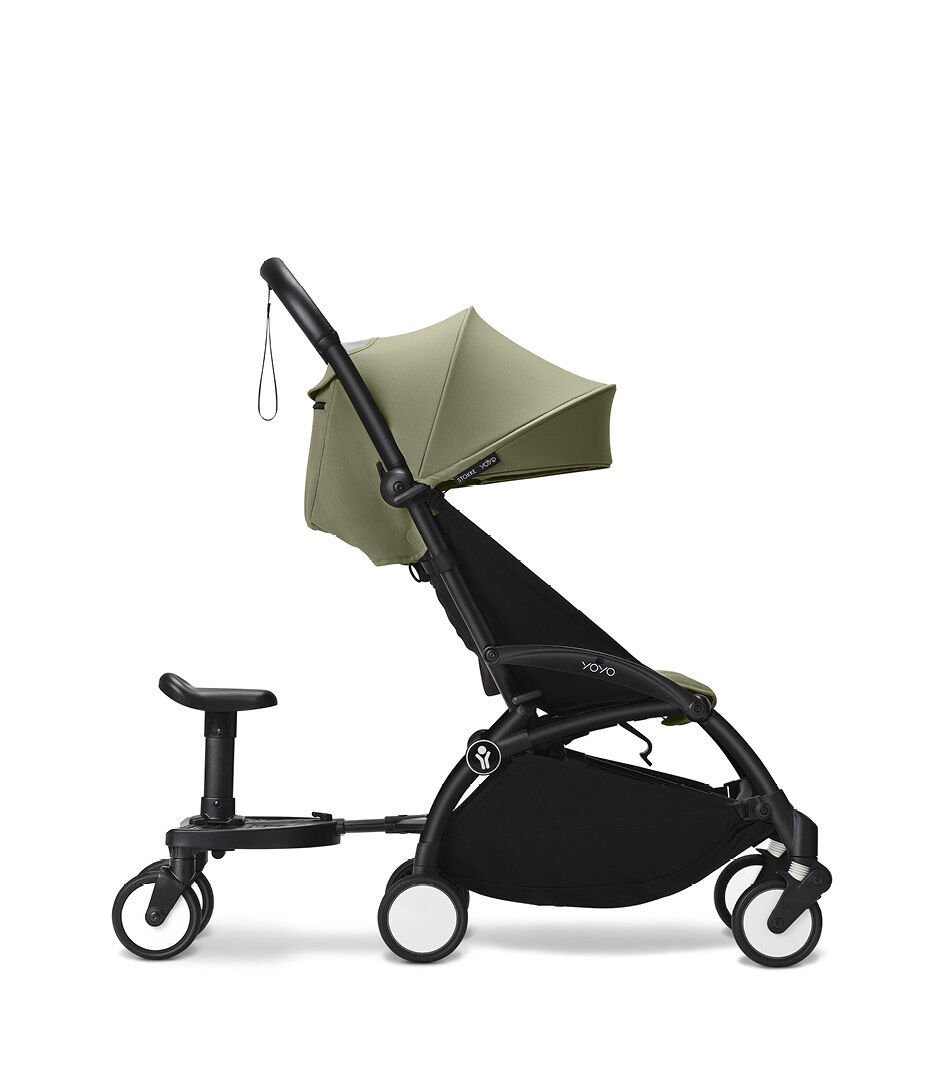 Stokke® YOYO3® 6+ Black Frame. Olive. Board. galery image 2
