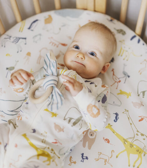 Stokke® Sleepi™ Mini Fitted Sheet Into the Wild, Into the Wild, mainview view 2