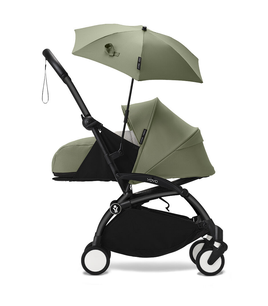 Stokke® YOYO3® 0+ Olive. Black Frame. Parasol. galery image 7