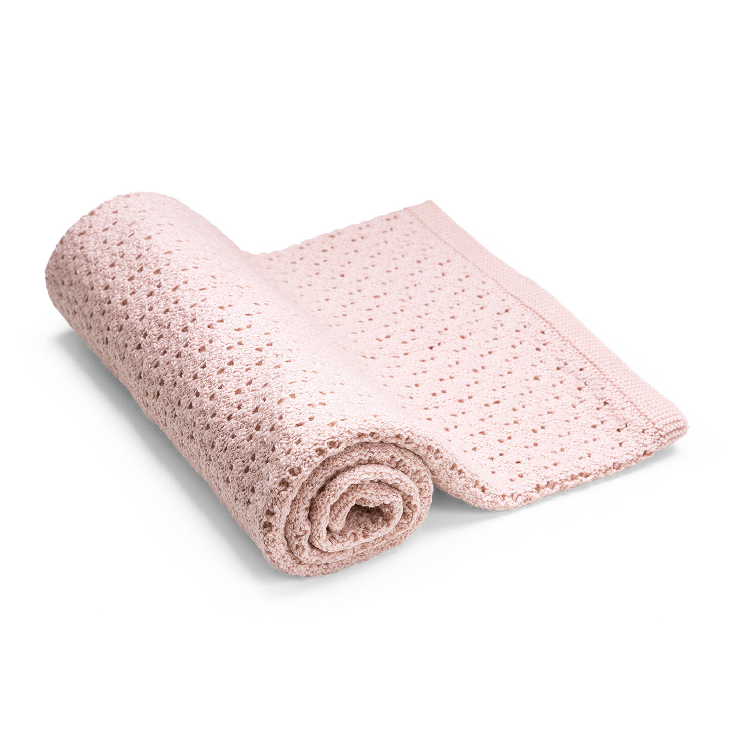 Stokke® Blanket Merino Wool Pink, Rose, mainview view 1