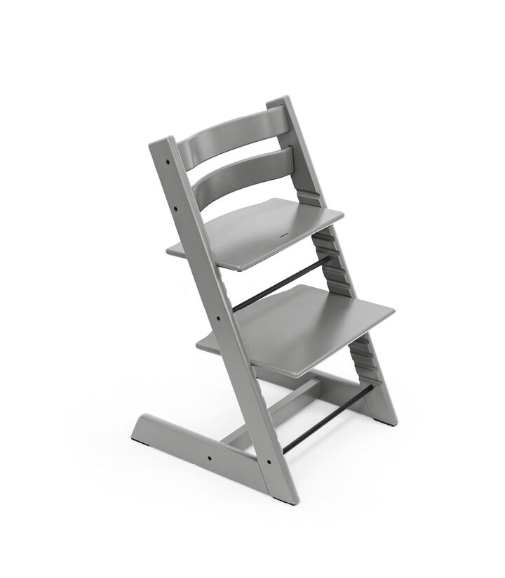 Tripp Trapp® chair Storm Grey, Beech Wood. view 1