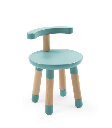 Stokke™ MuTable™ Chair Mint with leg extension. view 2