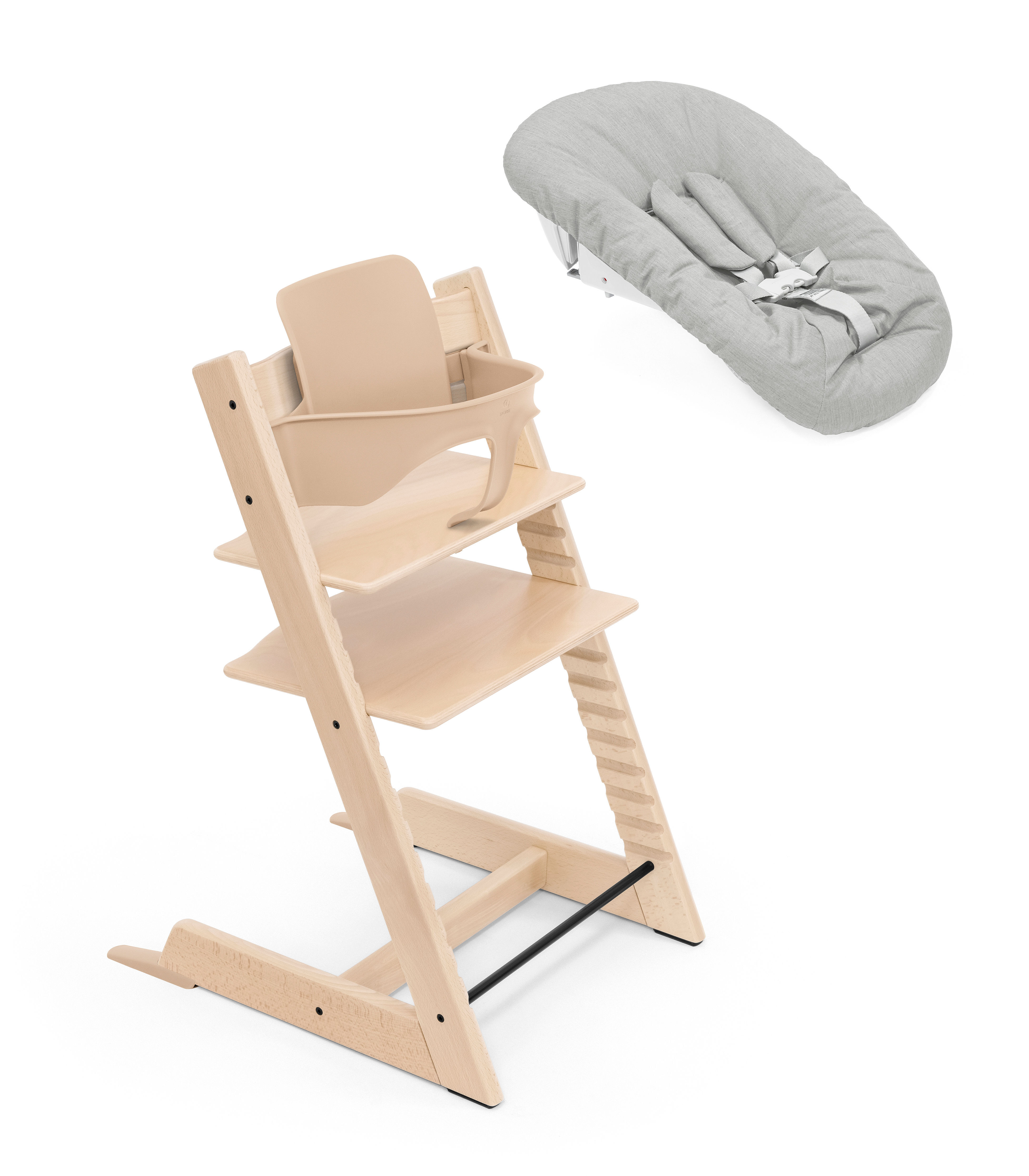 Tripp Trapp Newborn Complete Bundle. Tripp Trapp Chair with Baby Set and Newborn Set. galery image 21