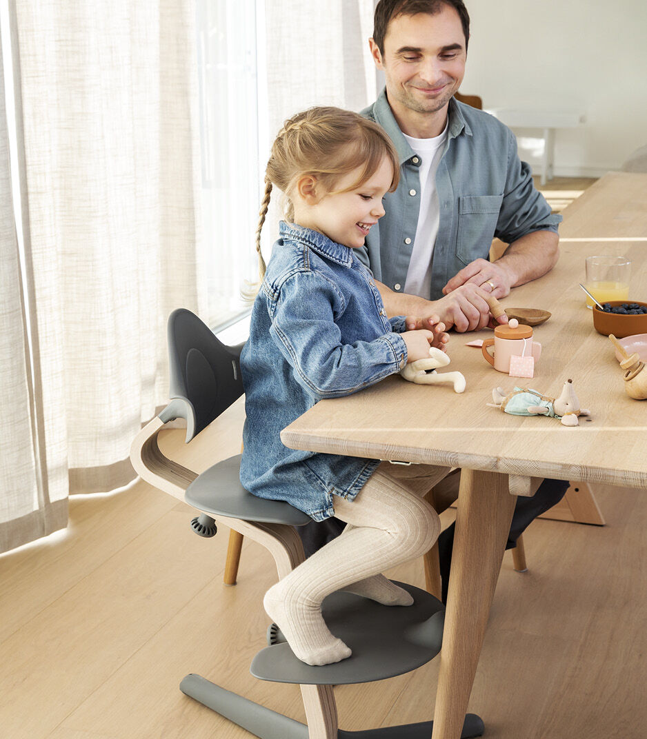 Стульчик Stokke® Nomi®, натуральный серый, Серый, mainview