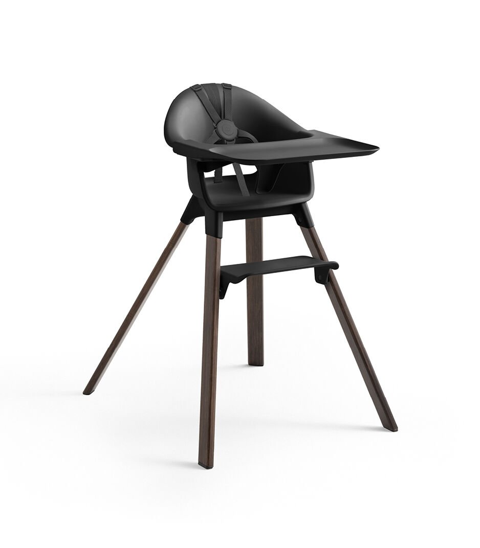 Chaise haute Stokke® Clikk™, Black / Warm Brown, mainview Image de la galerie 1