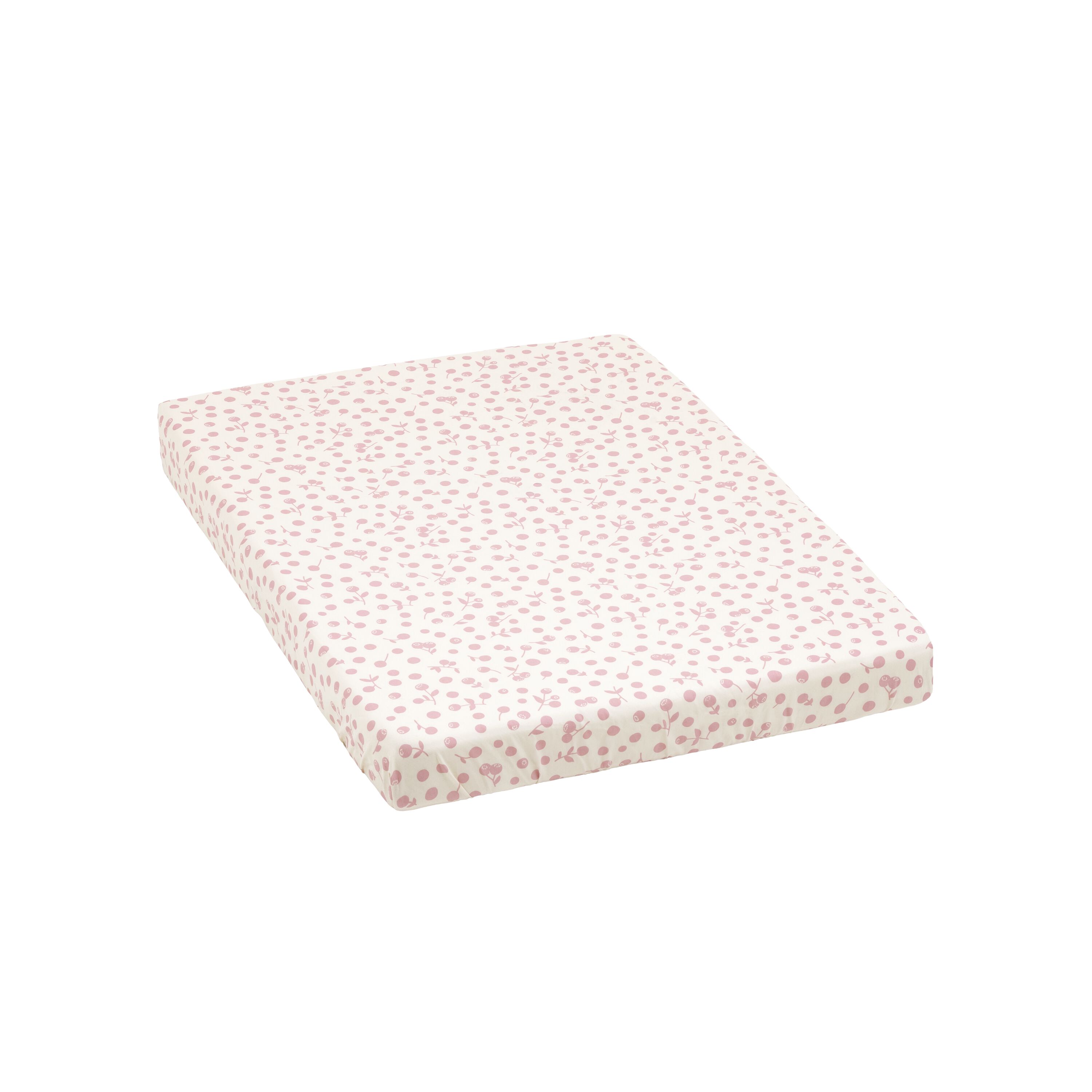 Spannbettlaken Stokke® Mini 60 x 80 cm Wild Rose Berries, Wild Rose Berries, mainview