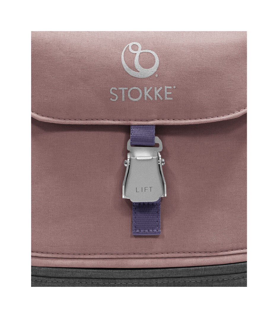 Stokke® JetKids™ BackPack, Hazy Lilac. Close-up. galery image 6