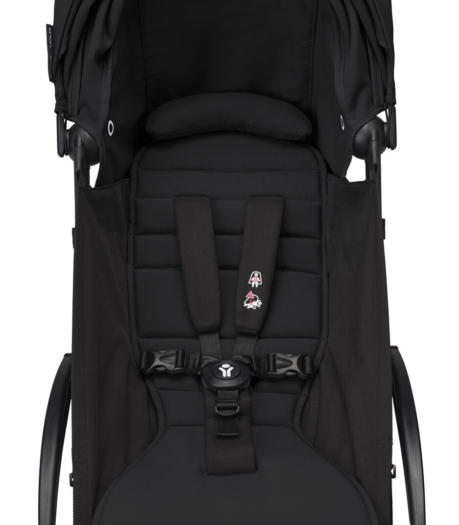 Stokke® YOYO3® 6+ Black. Black Frame. Detail. galery image 4