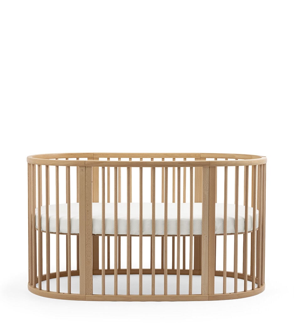 Stokke® Sleepi™ Bed Natural. Fitted Sheet White. galery image 1