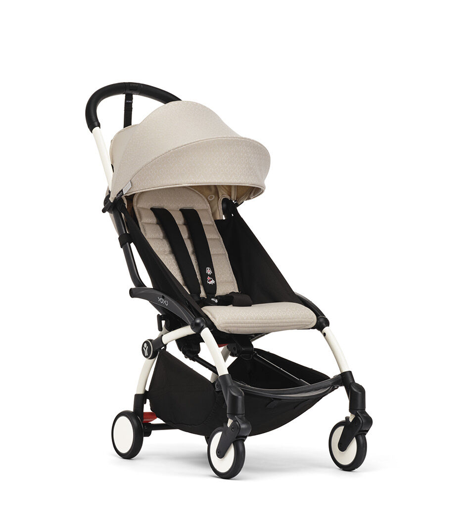 Stokke® YOYO3 6+ Bonpoint. White frame. Angled view. galery image 35