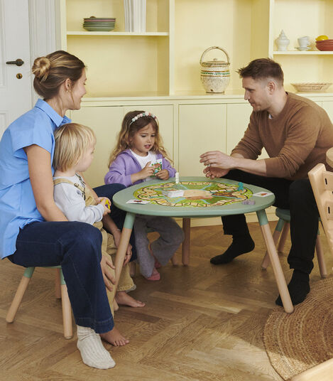 Stokke® MuTable™ Table and Chair Clover Green. Veggies Play Board (accessories). Leg extensions. view 2