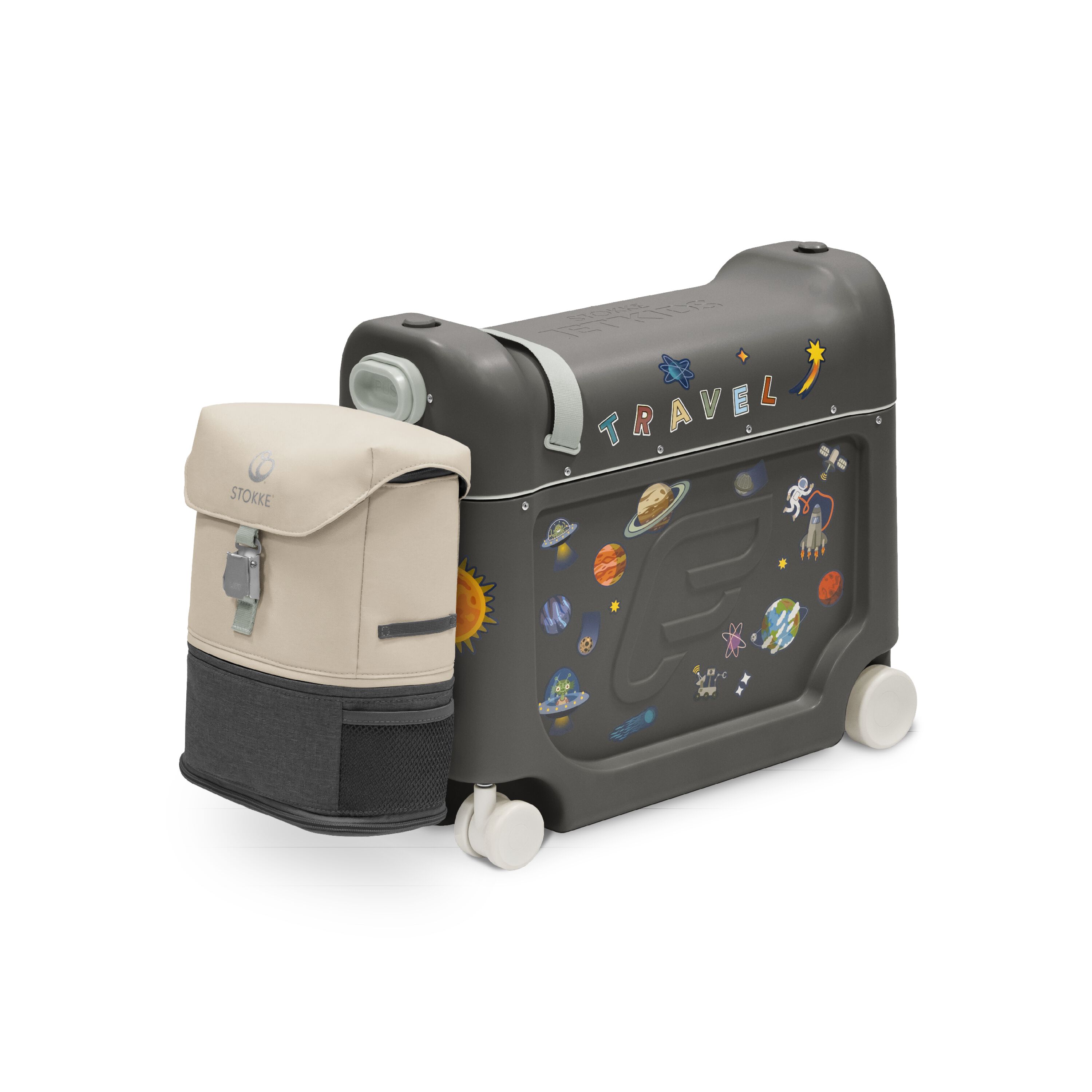 Stokke® JetKids™ Travel Bundle Midnight Grey, Midnight Grey, mainview