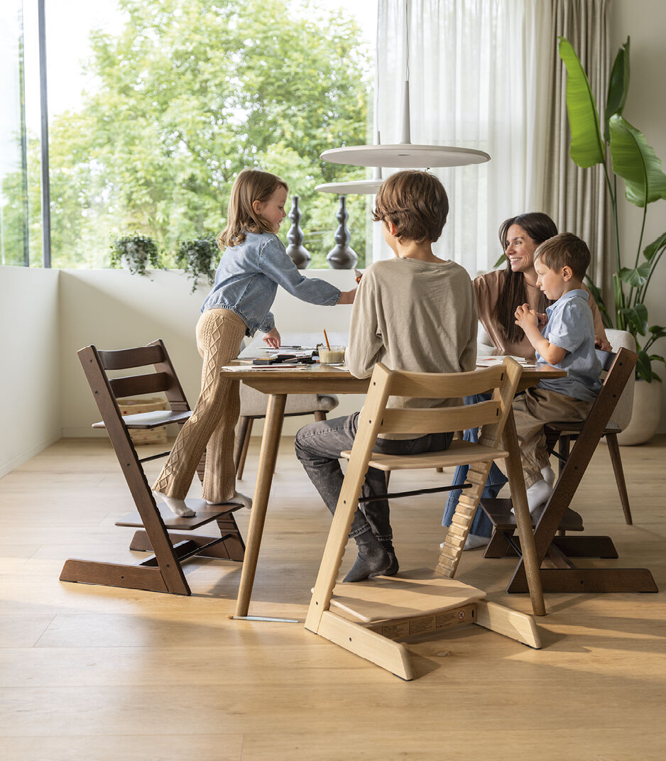 Tripp Trapp®, Oak Warm Brown,WheatCream Cush +Newborn, mainview galery image 8