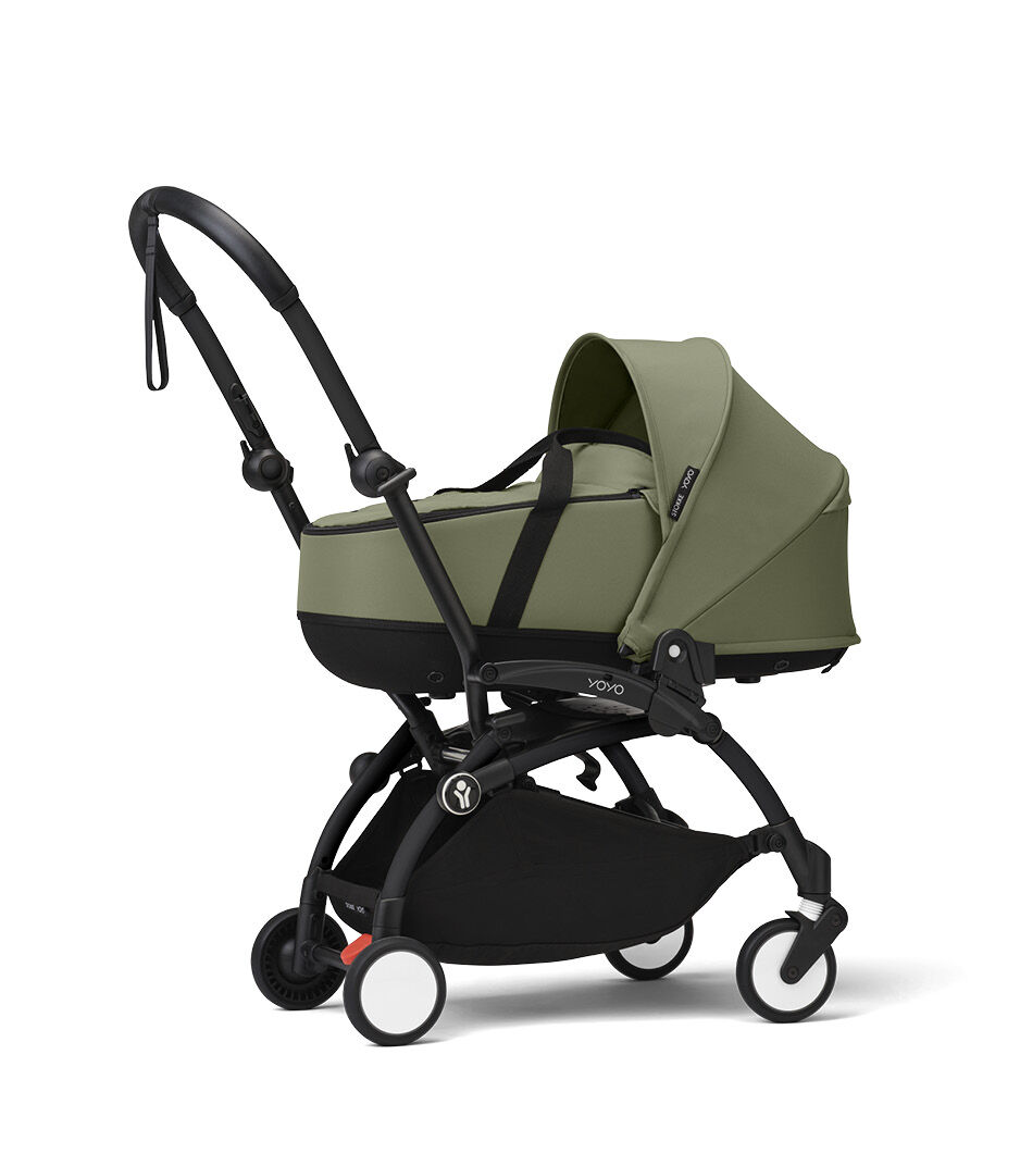 Stokke® YOYO3® Newborn Shell. Olive. Black Frame. galery image 4