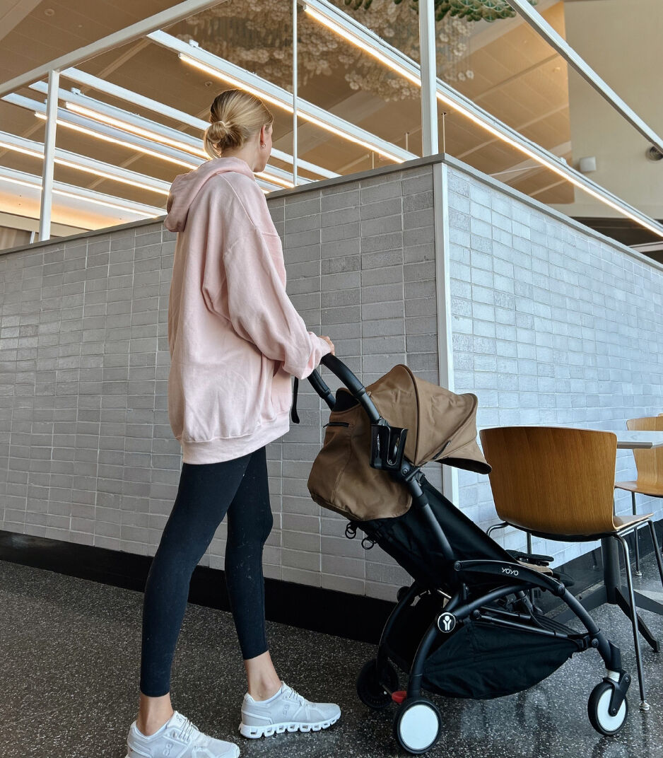 Stokke® YOYO³ stroller from 6 months - Toffee on Black, Toffee with Black Frame, mainview